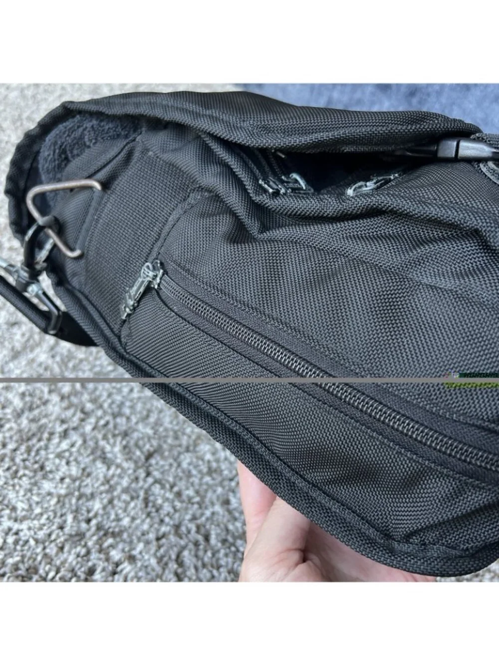 Tumi Crossbody Messenger Bag with Watch
